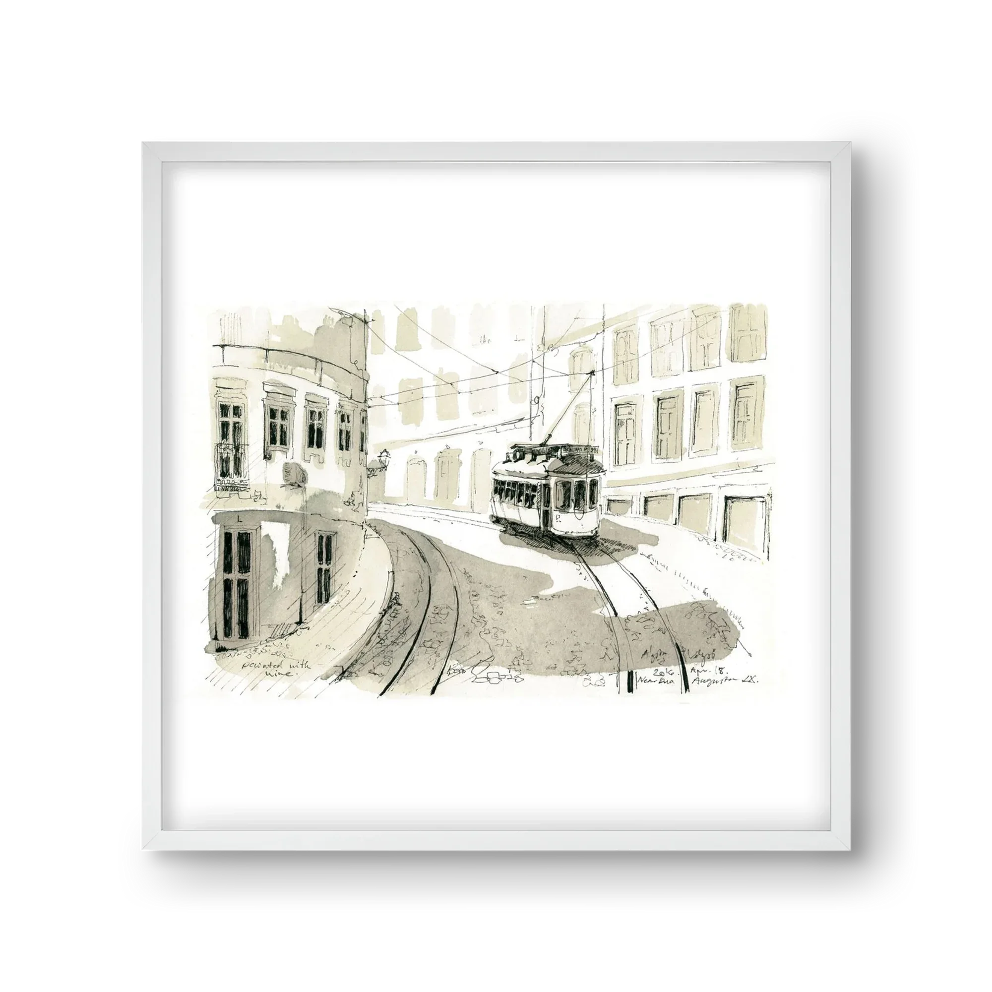 Lisbon Aquarelle No.5 - artbridge