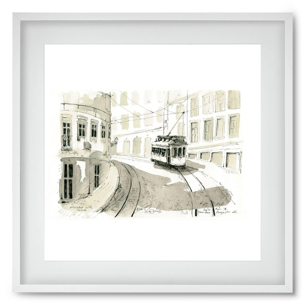 Lisbon Aquarelle No.5 - artbridge