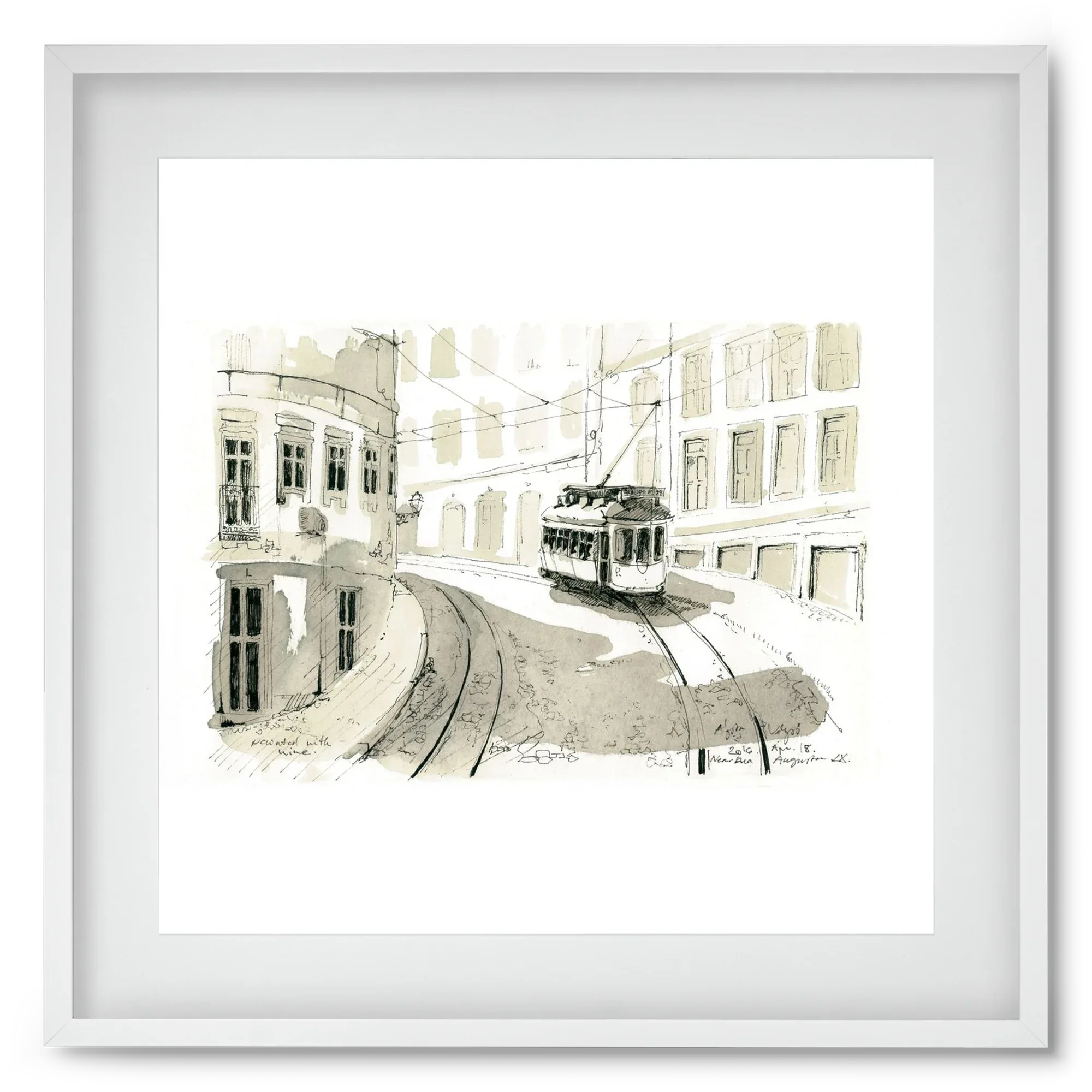Lisbon Aquarelle No.5 - artbridge