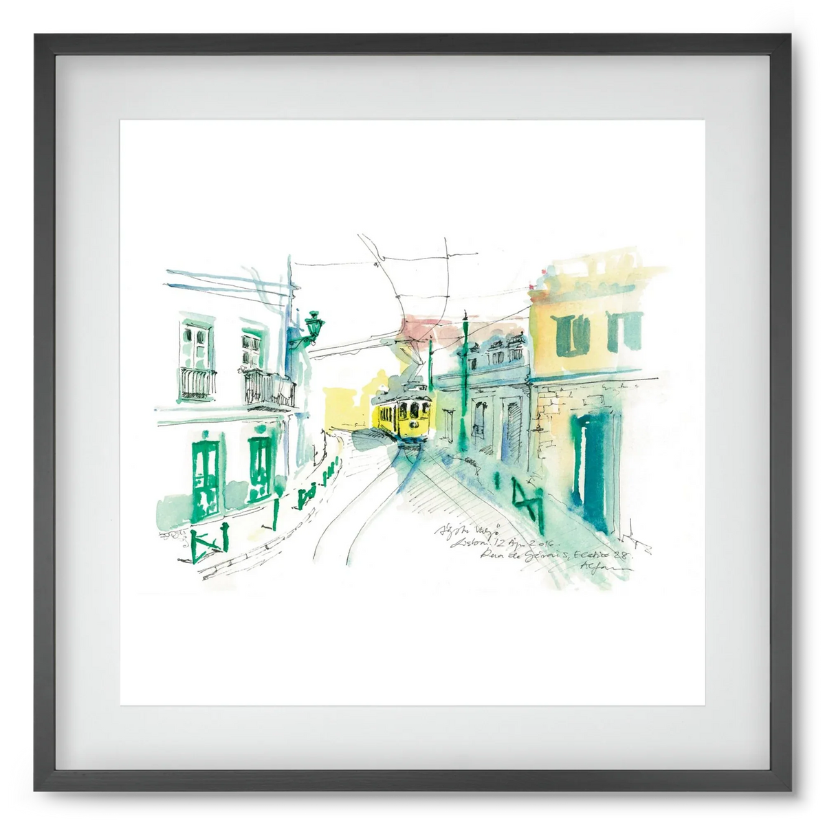 Lisbon Aquarelle No.6 - artbridge