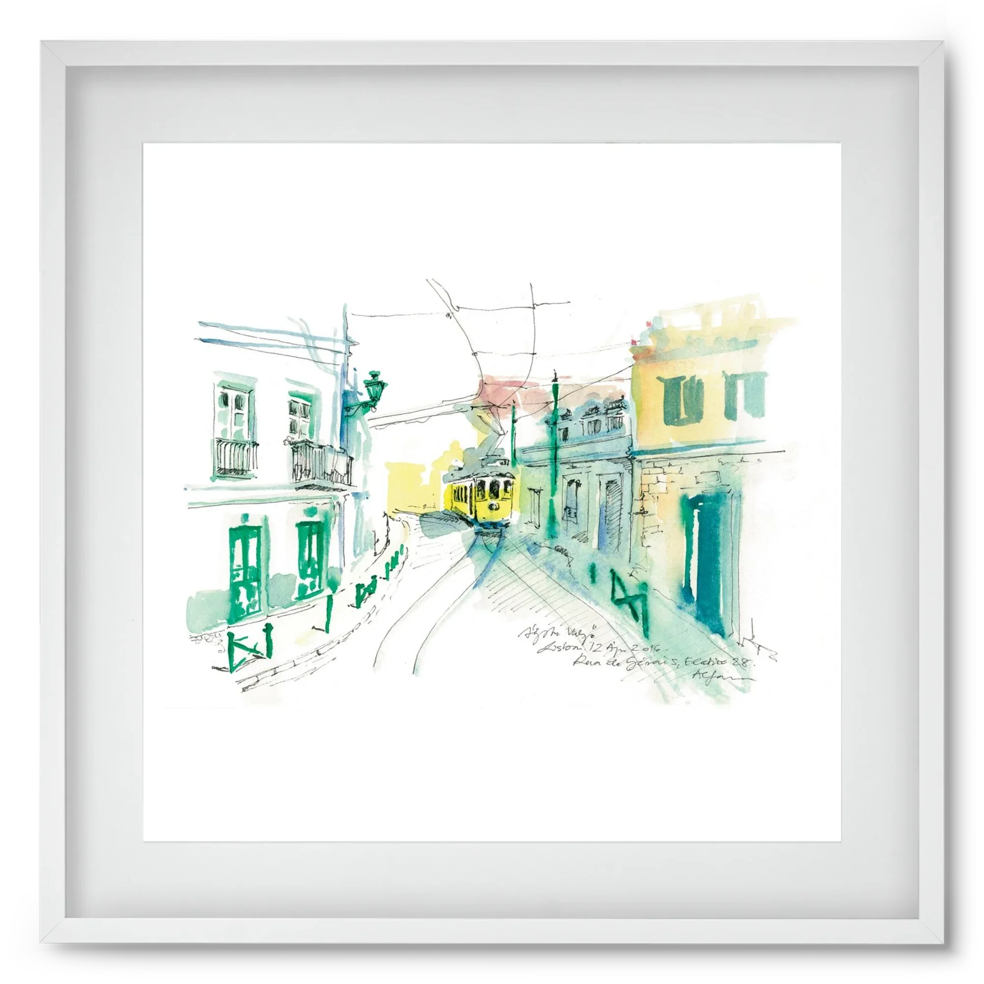 Lisbon Aquarelle No.6 - artbridge