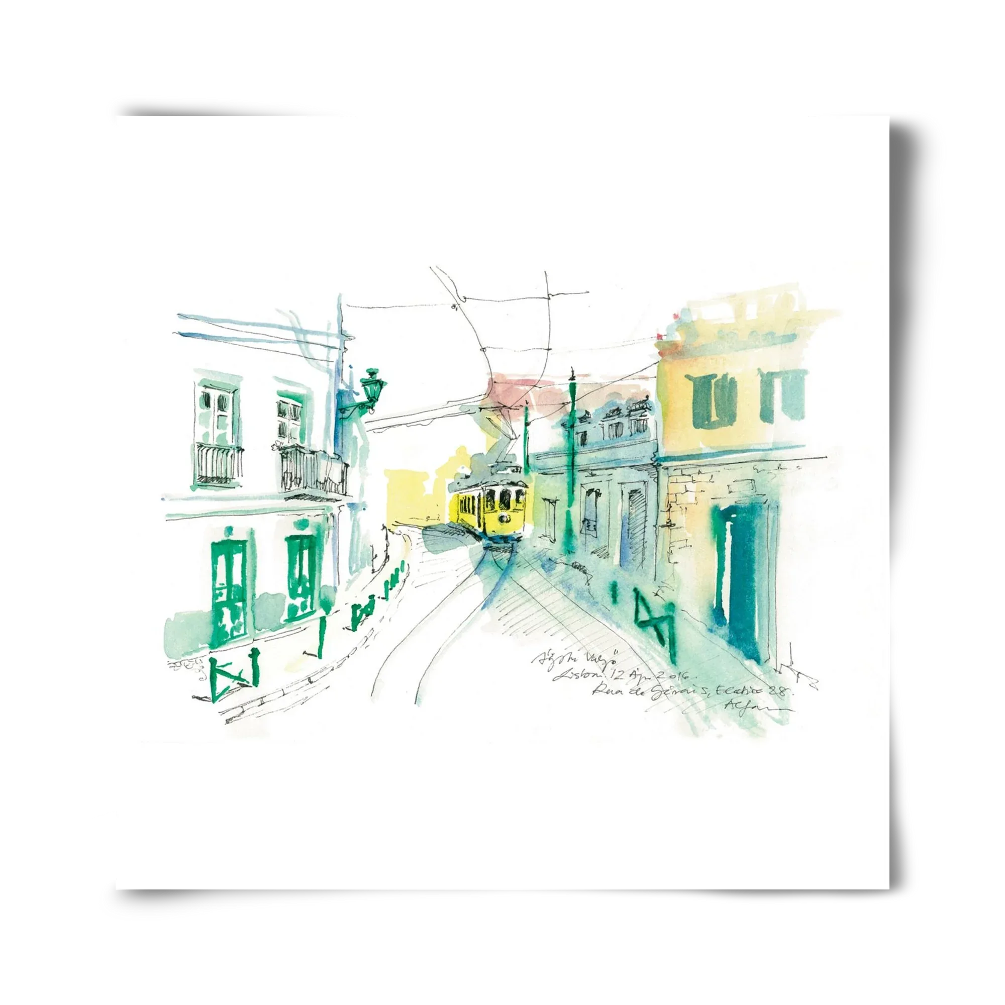 Lisbon Aquarelle No.6 - artbridge