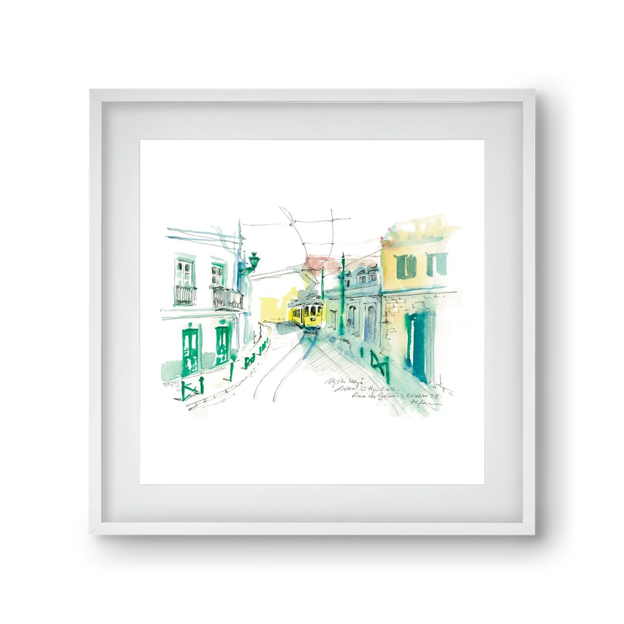 Lisbon Aquarelle No.6 - artbridge