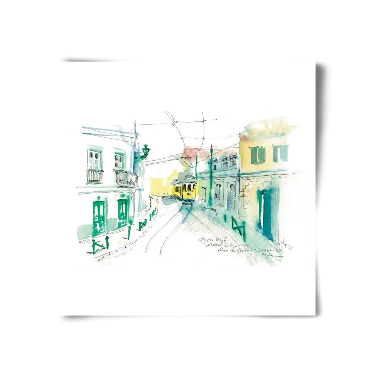 Lisbon Aquarelle No.6 - artbridge