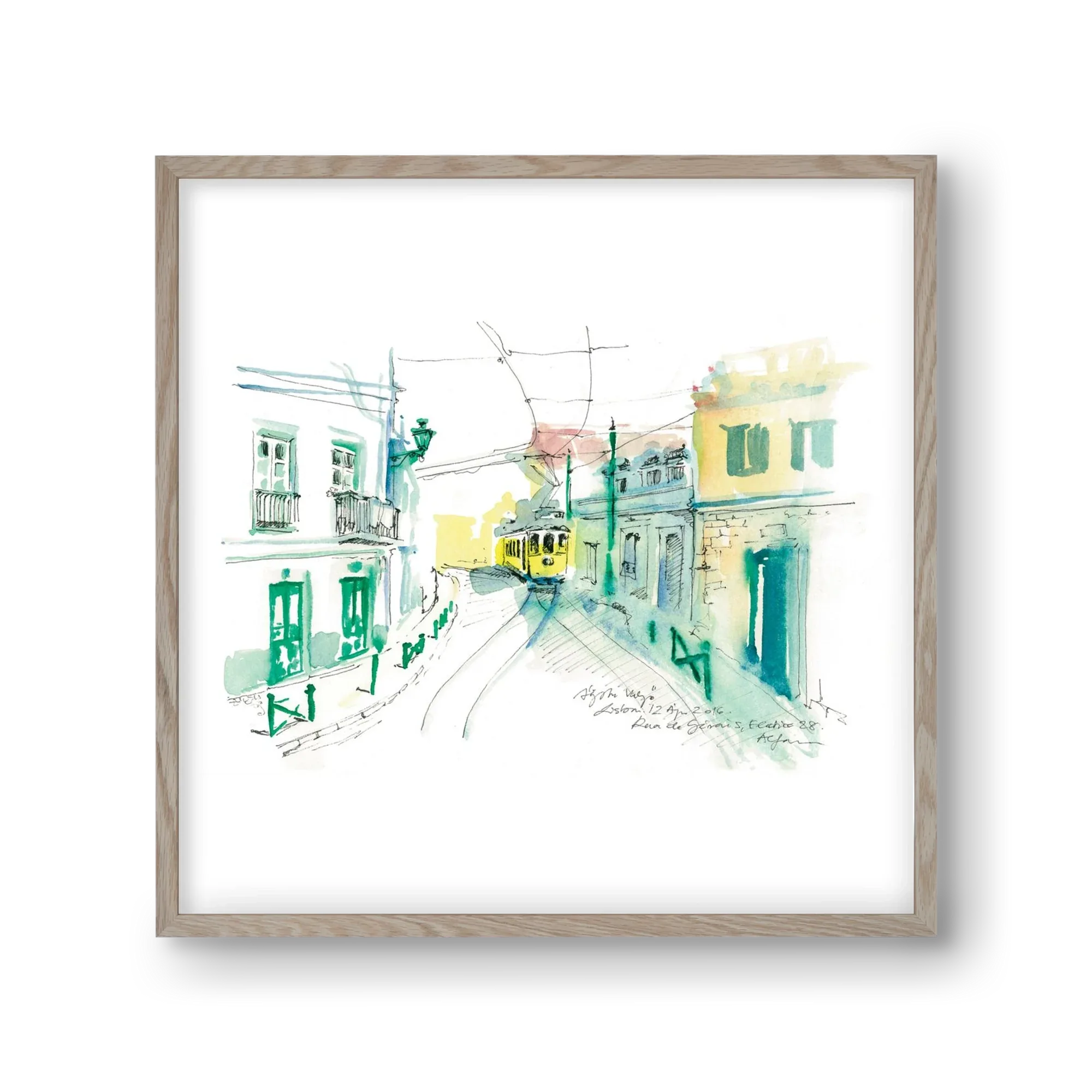 Lisbon Aquarelle No.6 - artbridge