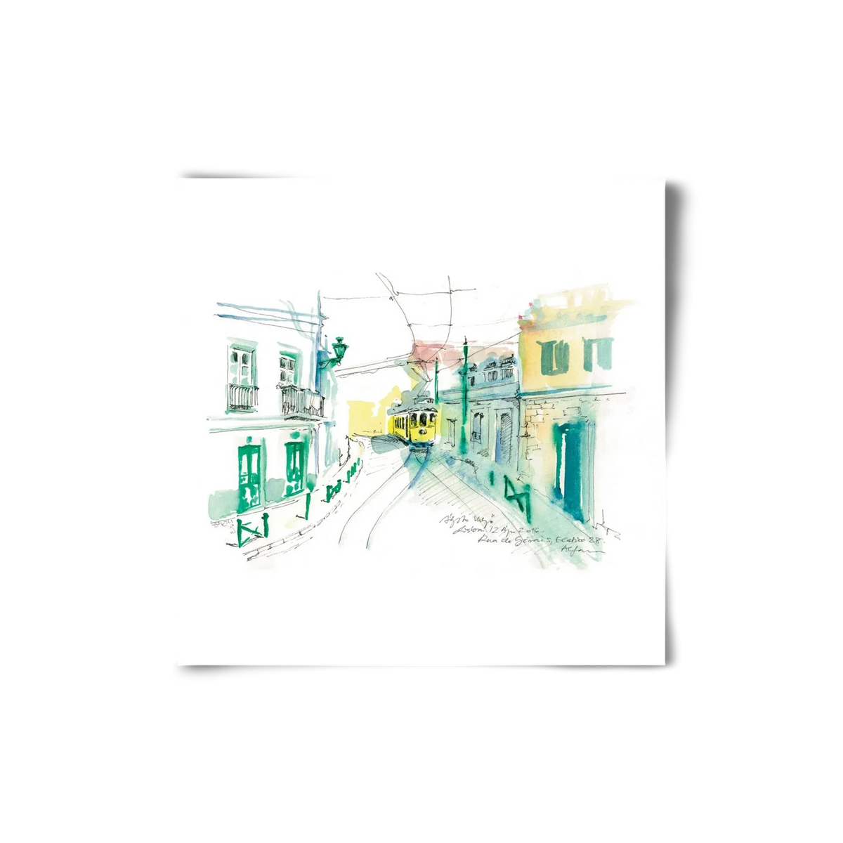 Lisbon Aquarelle No.6 - artbridge