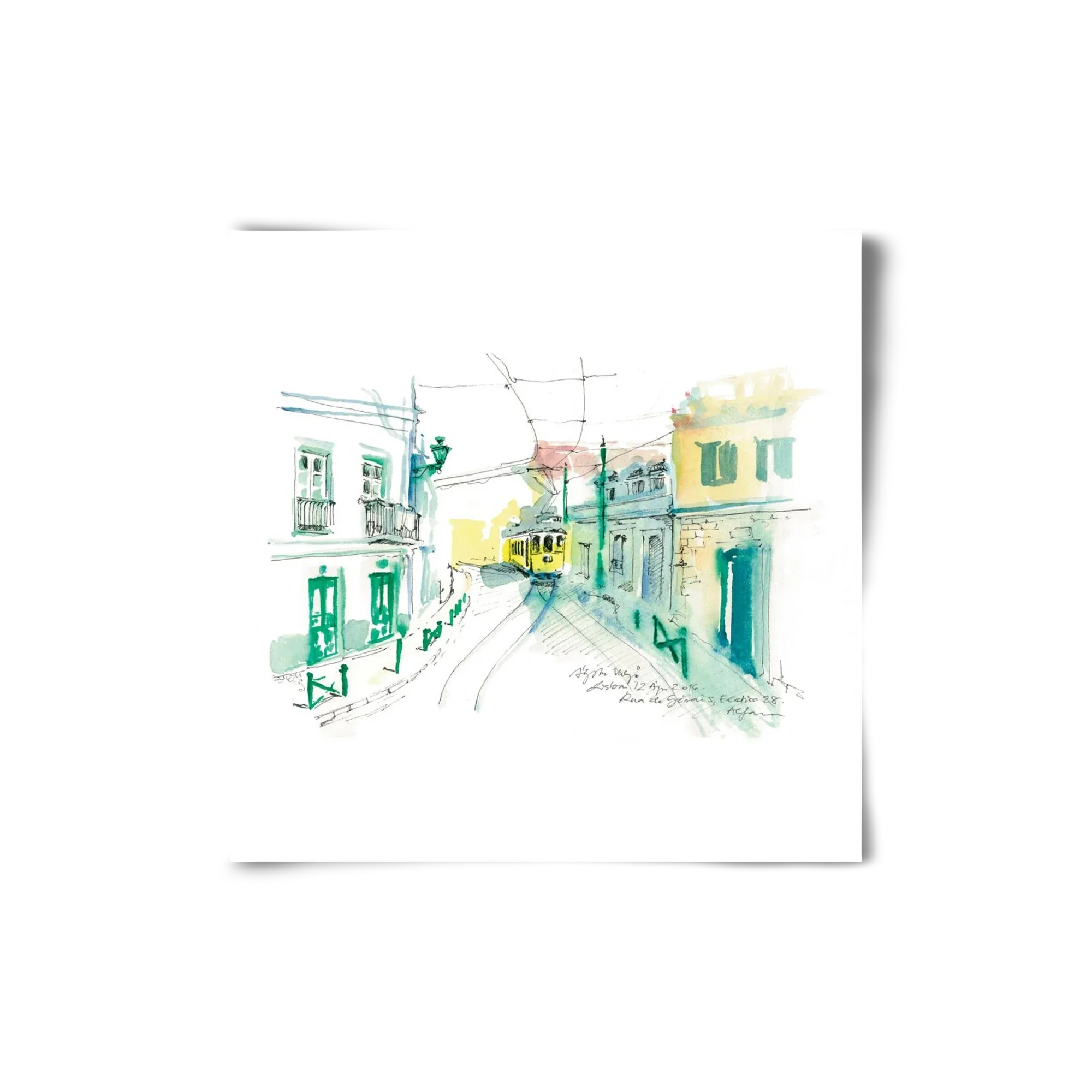 Lisbon Aquarelle No.6 - artbridge