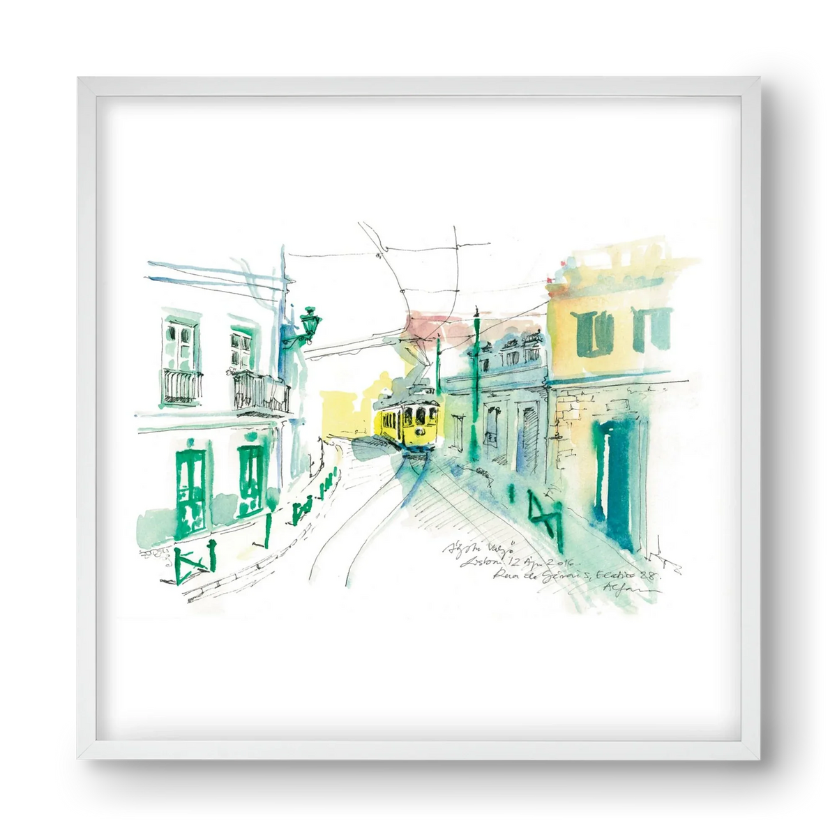 Lisbon Aquarelle No.6 - artbridge