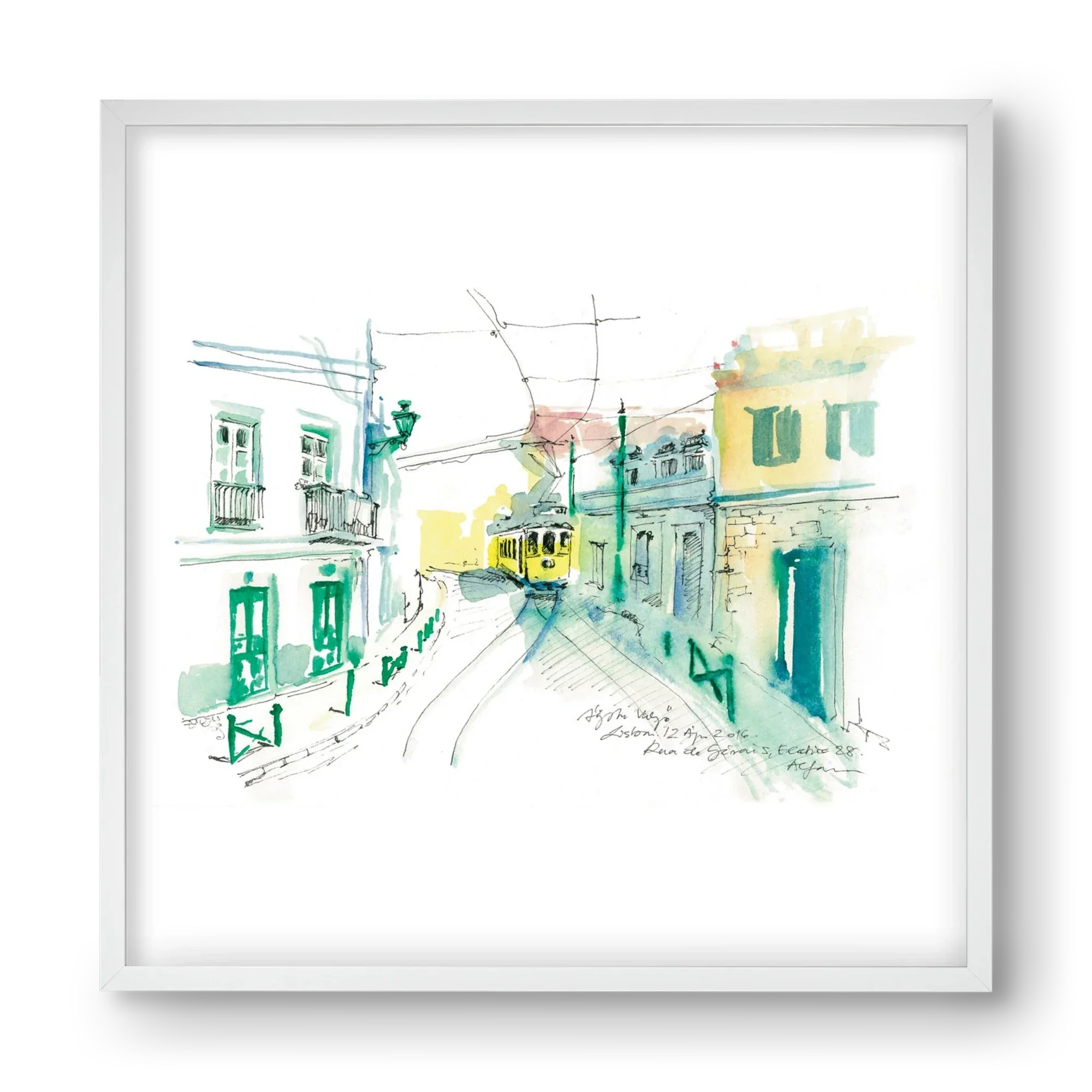 Lisbon Aquarelle No.6 - artbridge