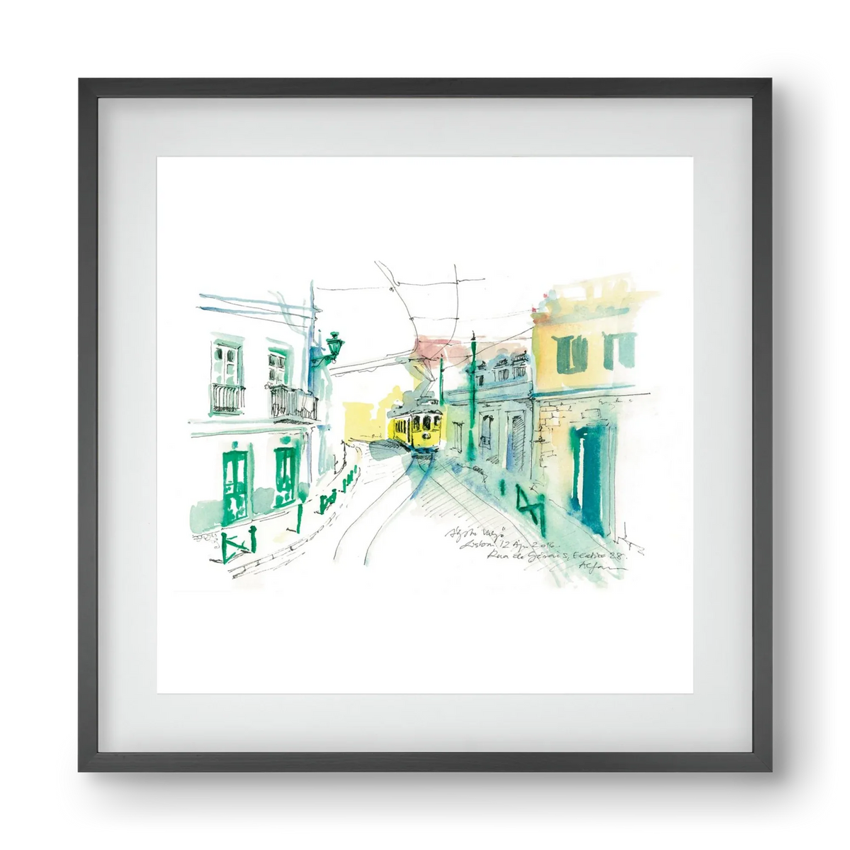 Lisbon Aquarelle No.6 - artbridge