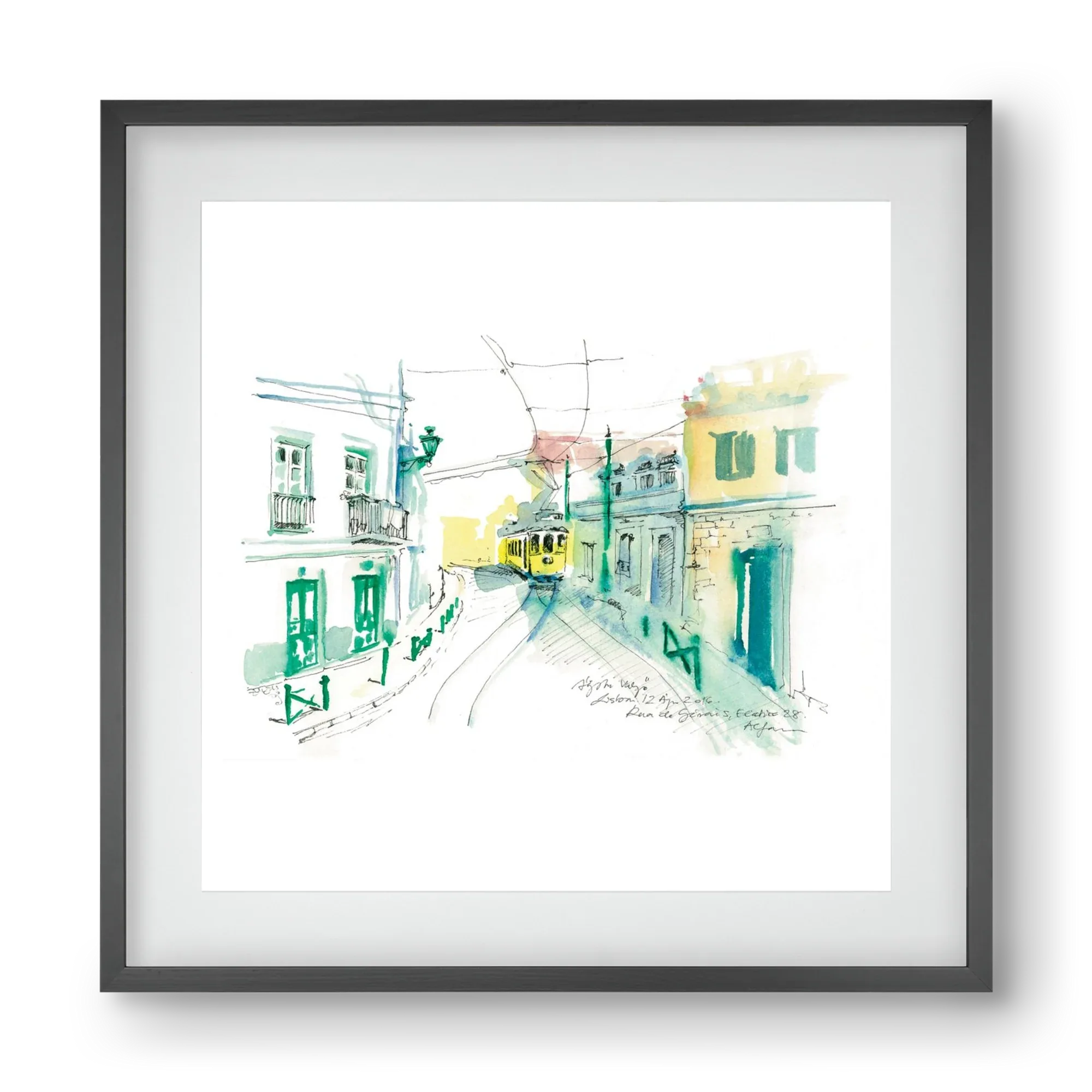 Lisbon Aquarelle No.6 - artbridge