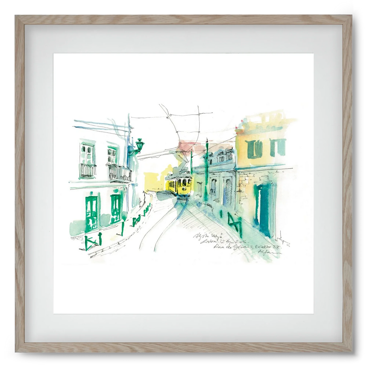 Lisbon Aquarelle No.6 - artbridge