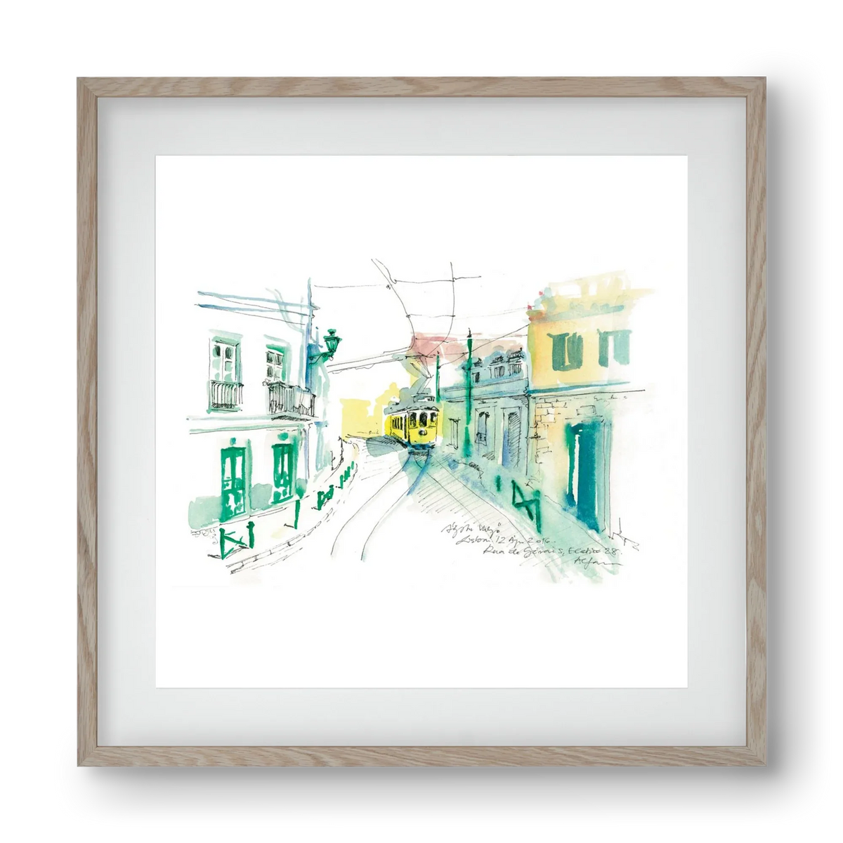 Lisbon Aquarelle No.6 - artbridge
