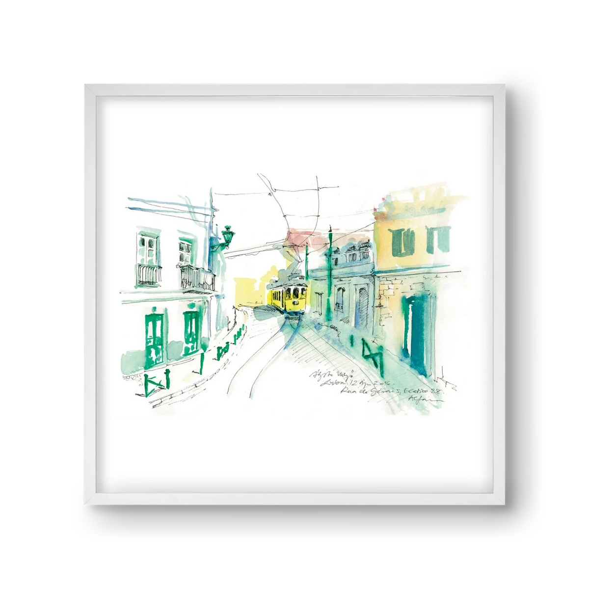 Lisbon Aquarelle No.6 - artbridge