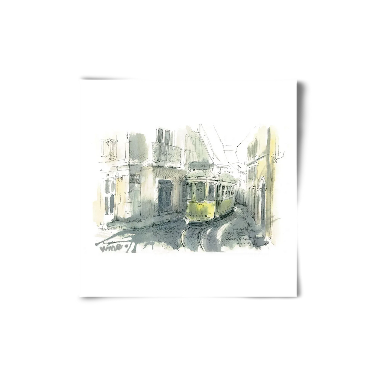 Lisbon Aquarelle No.7 - artbridge