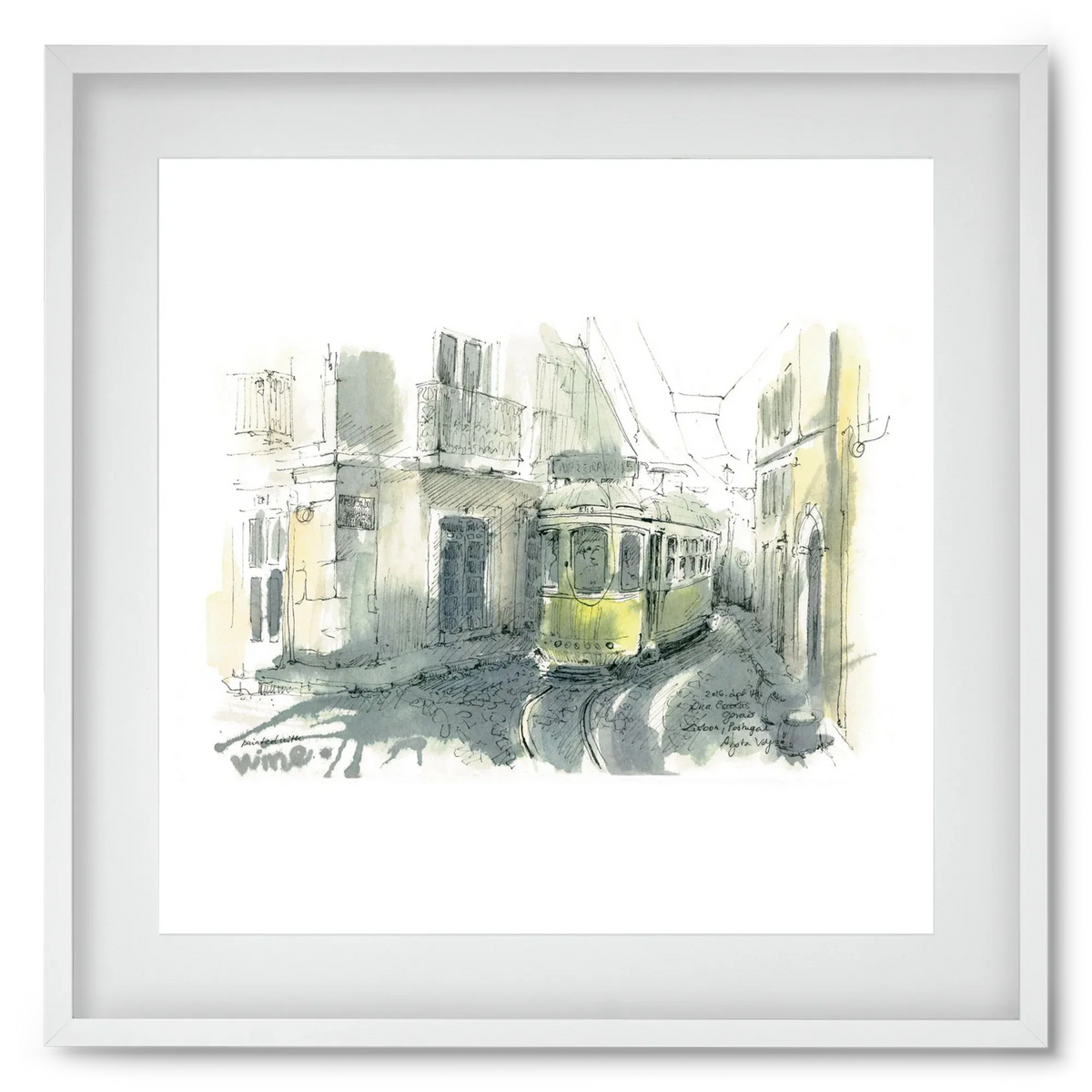 Lisbon Aquarelle No.7 - artbridge