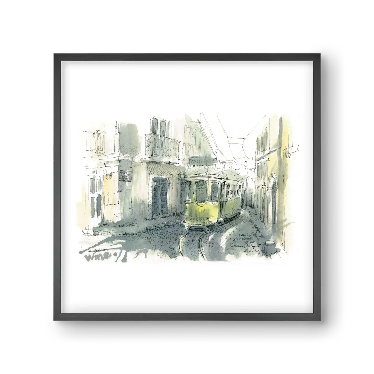 Lisbon Aquarelle No.7 - artbridge