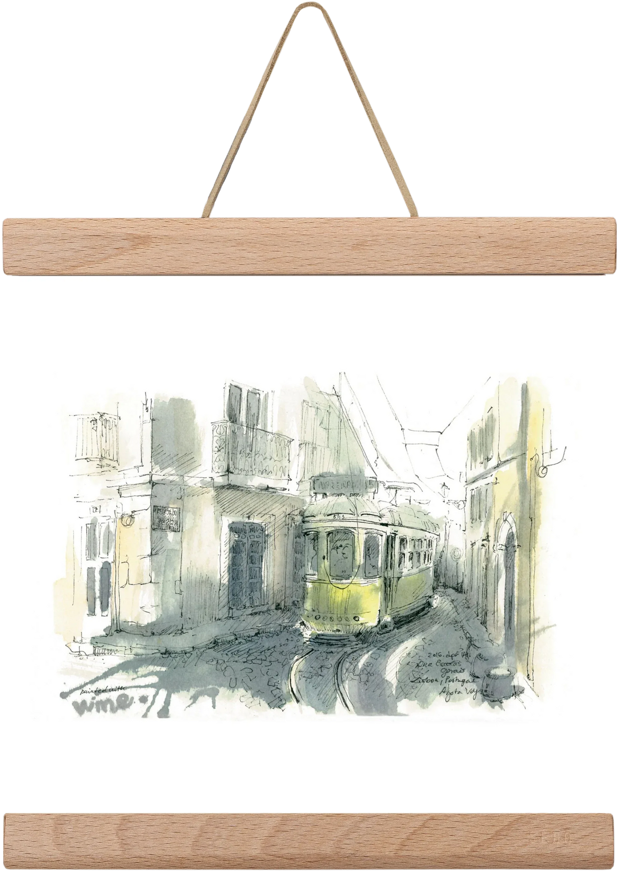 Lisbon Aquarelle No.7 - artbridge
