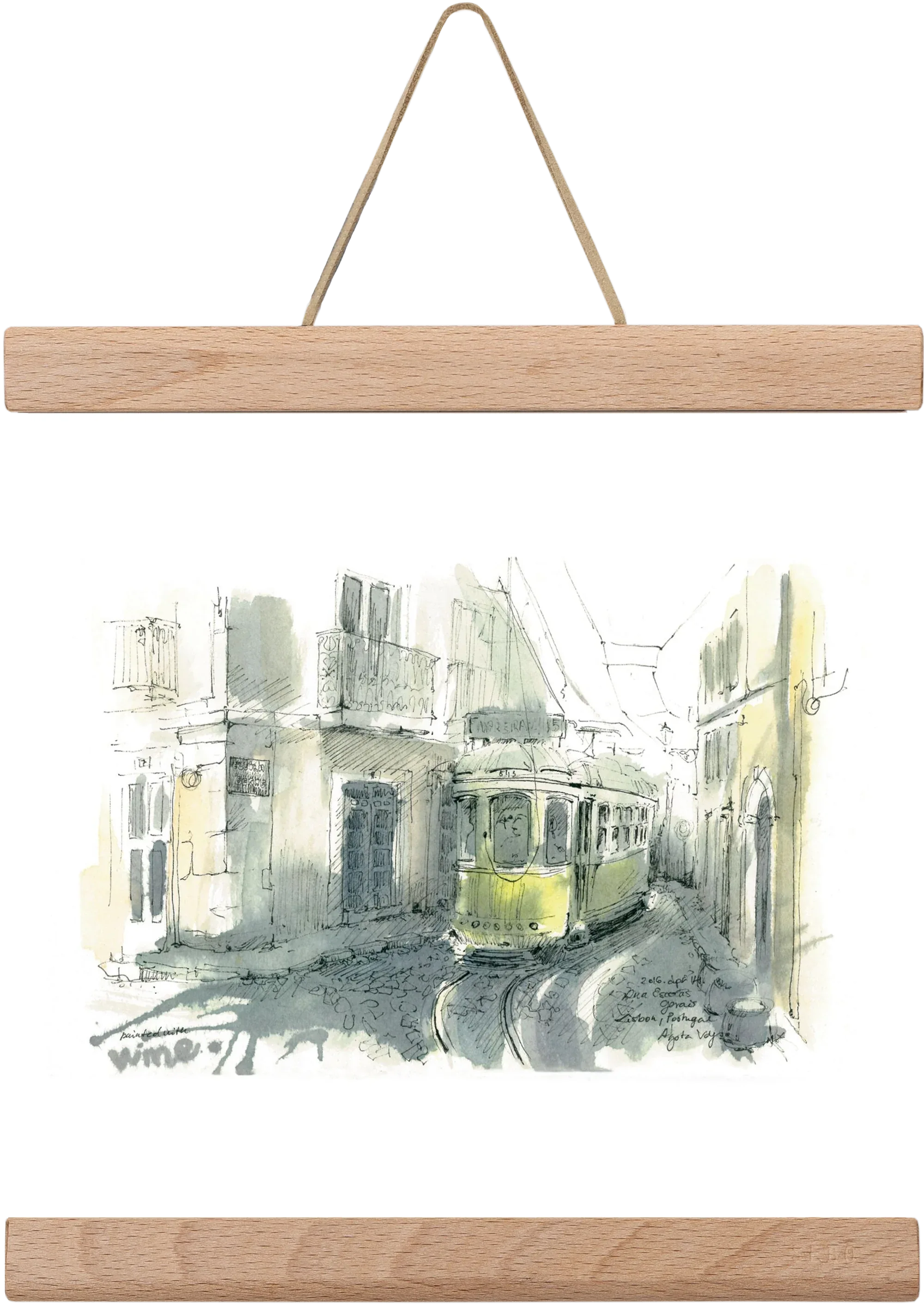 Lisbon Aquarelle No.7 - artbridge