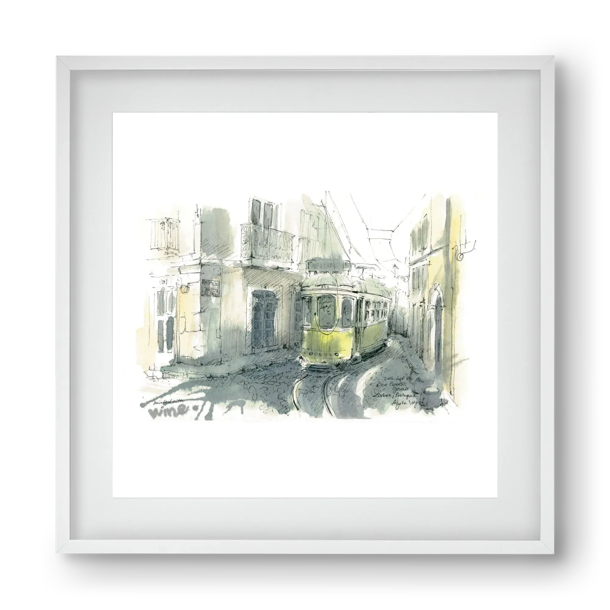 Lisbon Aquarelle No.7 - artbridge
