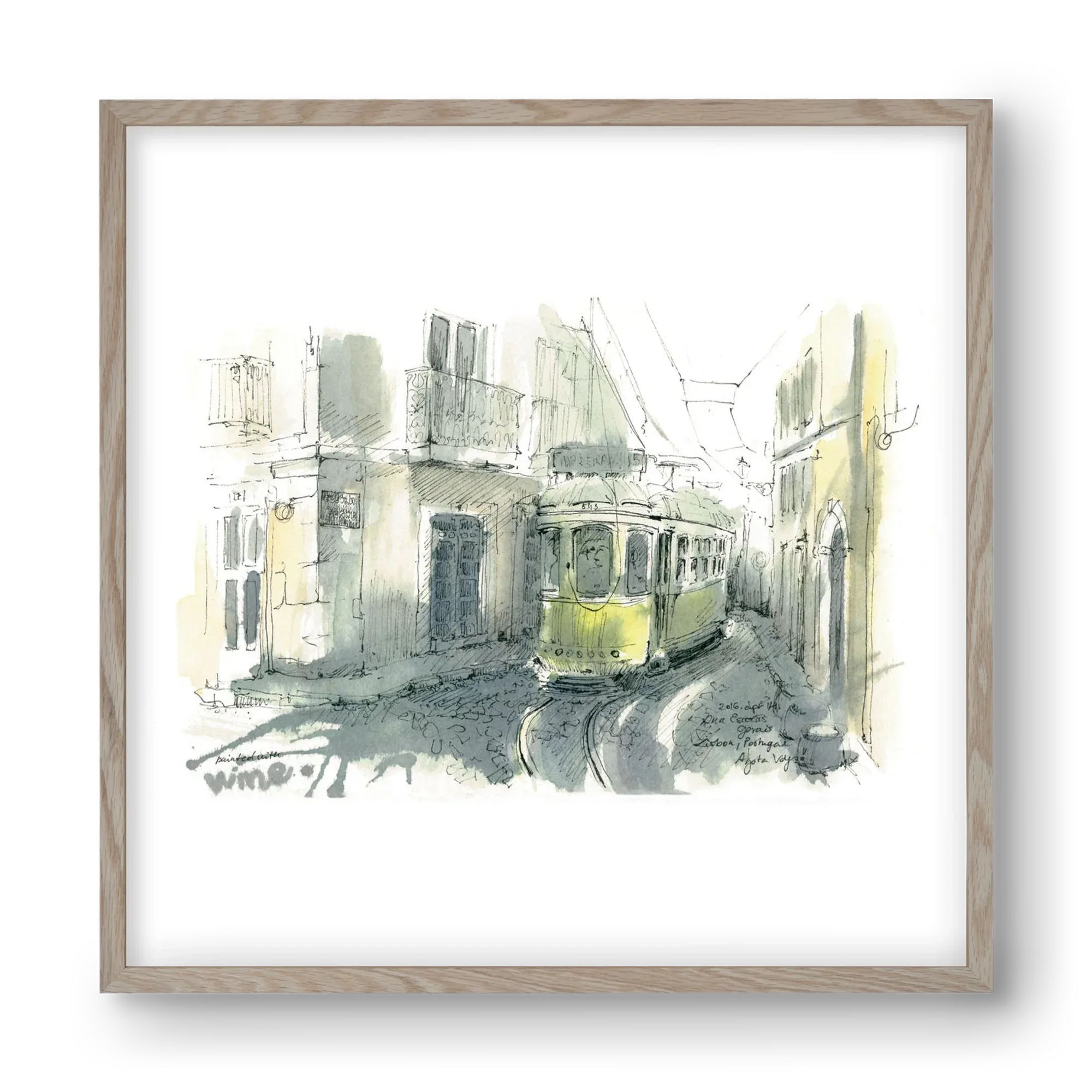 Lisbon Aquarelle No.7 - artbridge
