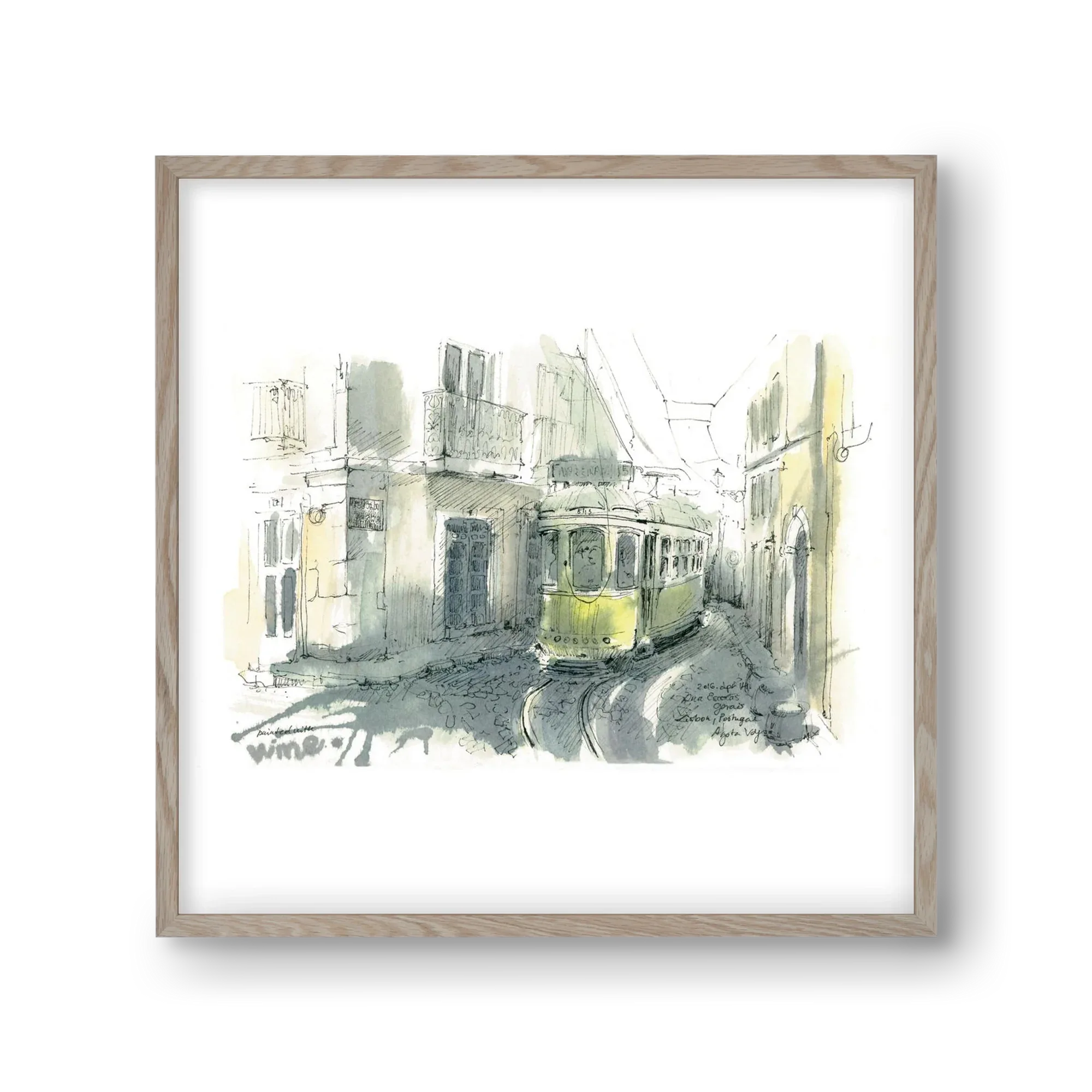 Lisbon Aquarelle No.7 - artbridge