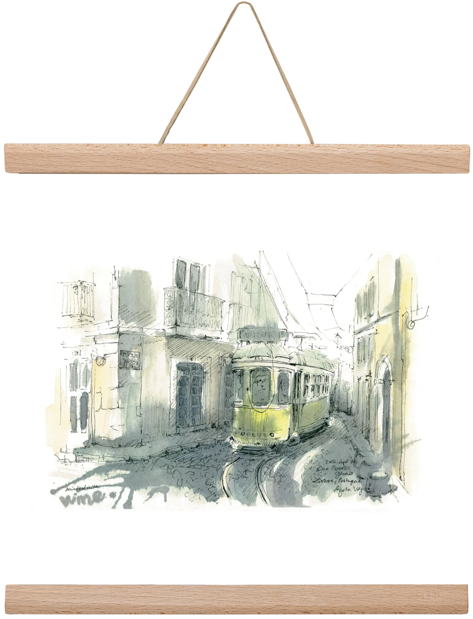 Lisbon Aquarelle No.7 - artbridge