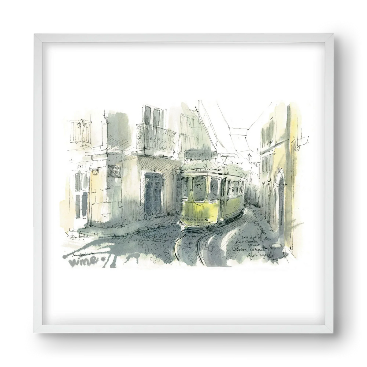 Lisbon Aquarelle No.7 - artbridge