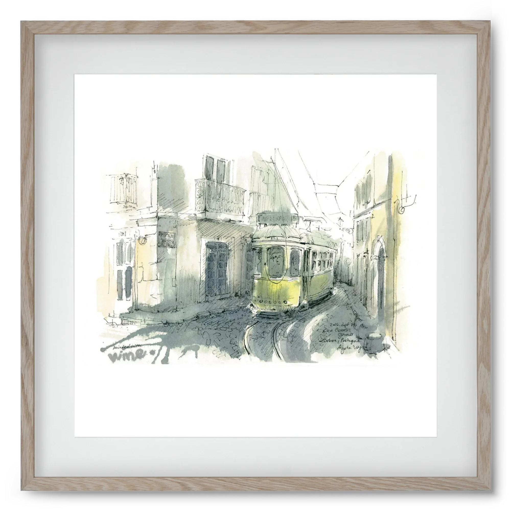 Lisbon Aquarelle No.7 - artbridge