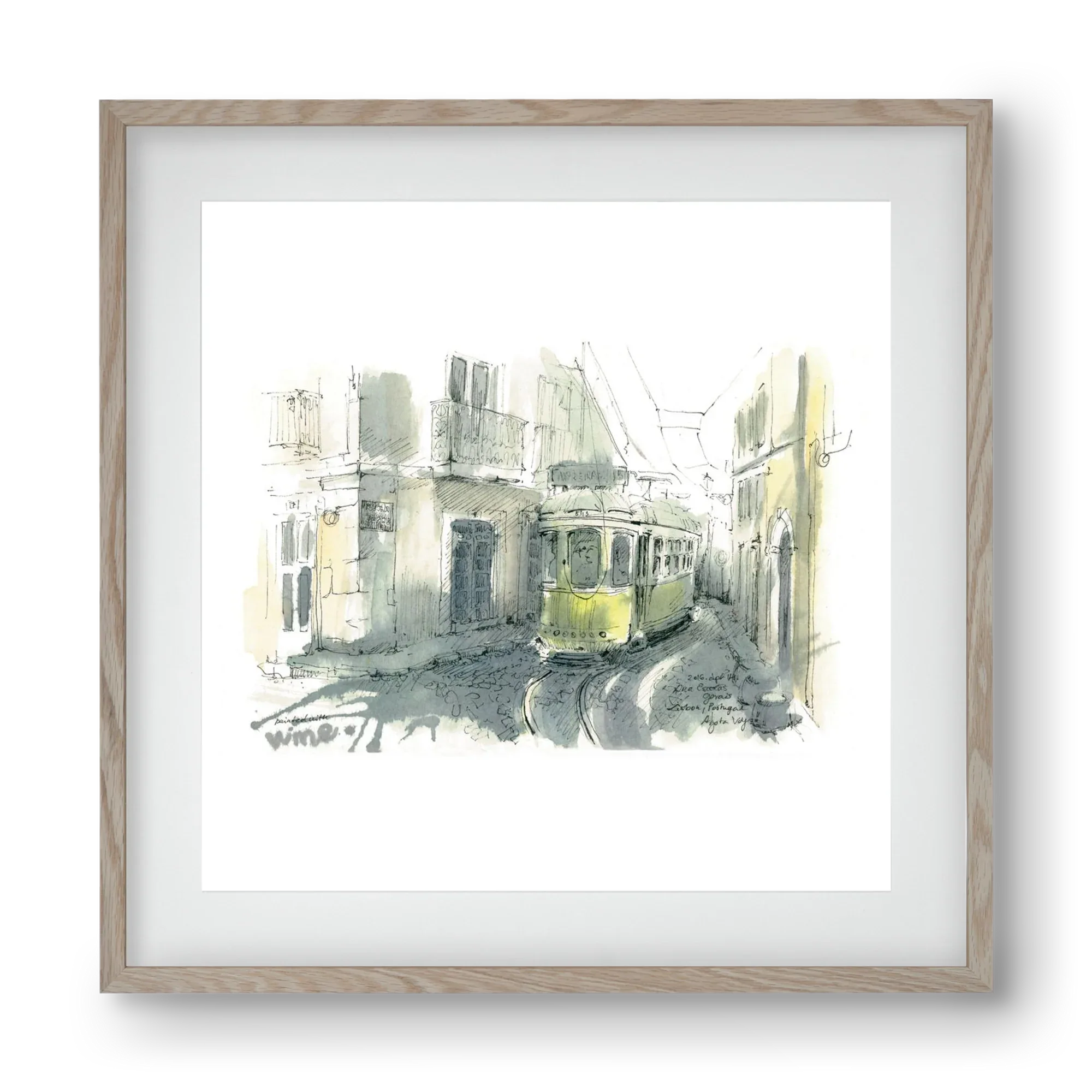 Lisbon Aquarelle No.7 - artbridge