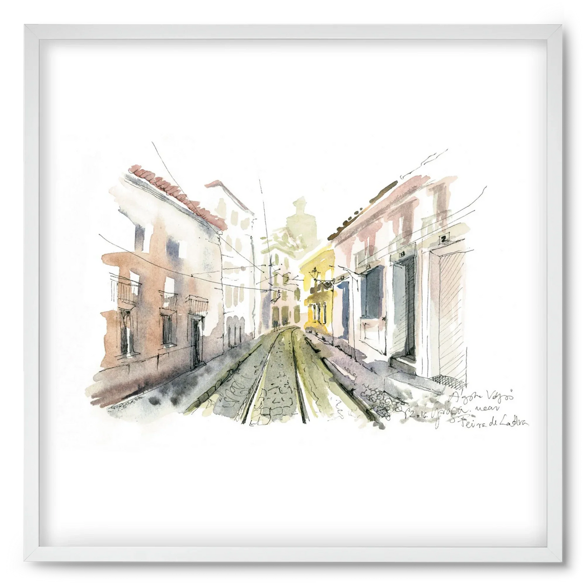 Lisbon Aquarelle No.8 - artbridge