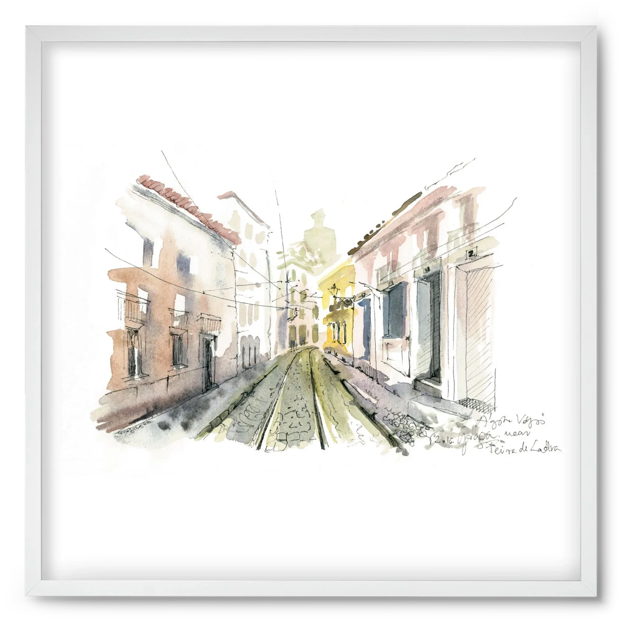 Lisbon Aquarelle No.8 - artbridge