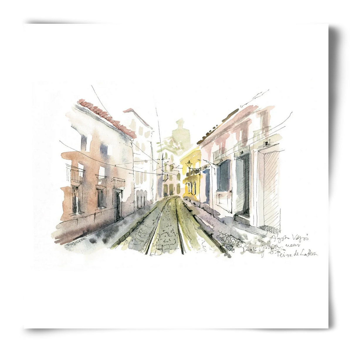 Lisbon Aquarelle No.8 - artbridge