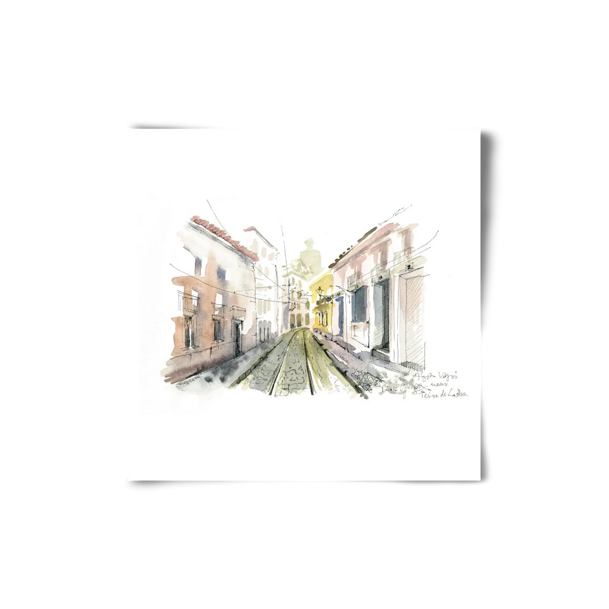Lisbon Aquarelle No.8 - artbridge