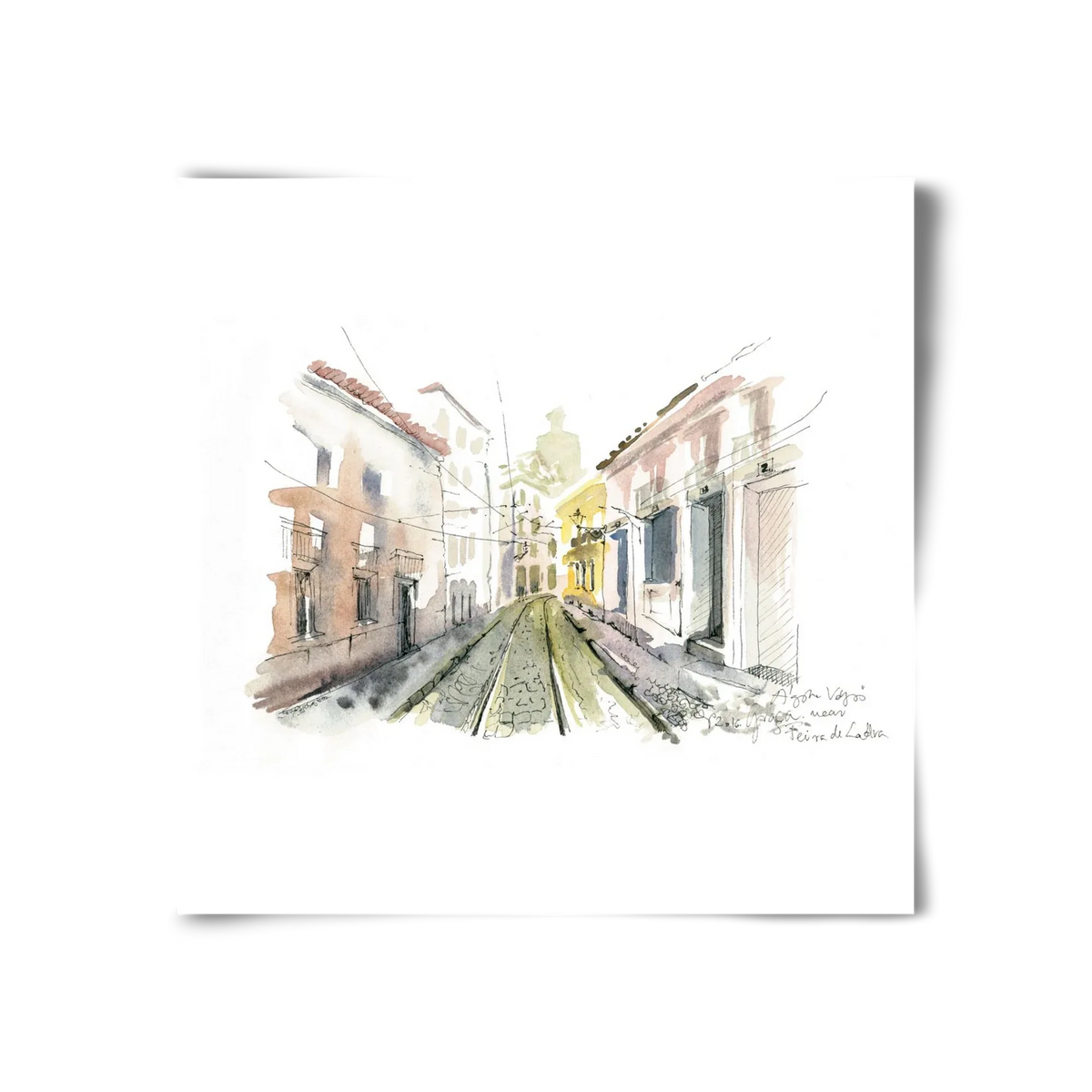 Lisbon Aquarelle No.8 - artbridge