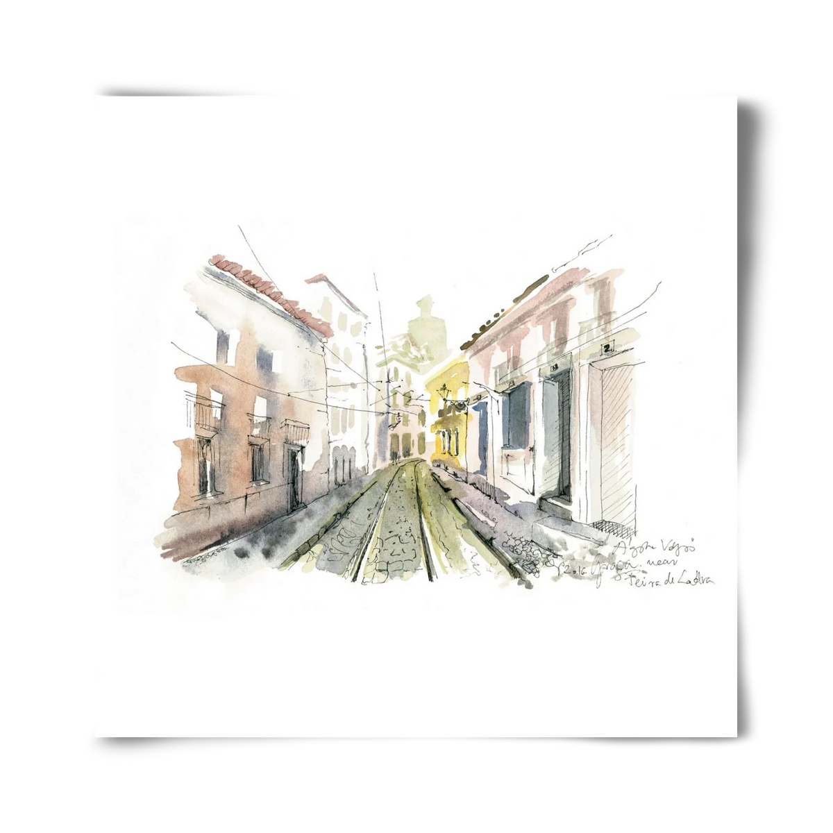 Lisbon Aquarelle No.8 - artbridge