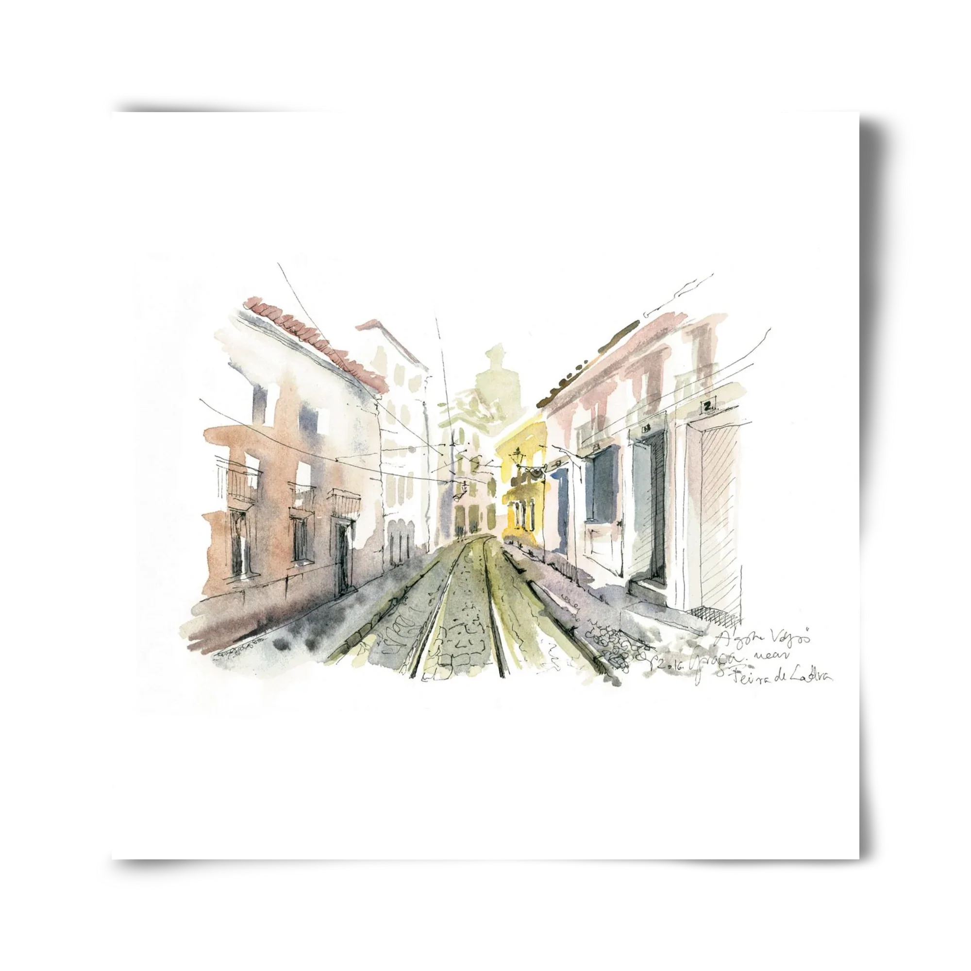 Lisbon Aquarelle No.8 - artbridge