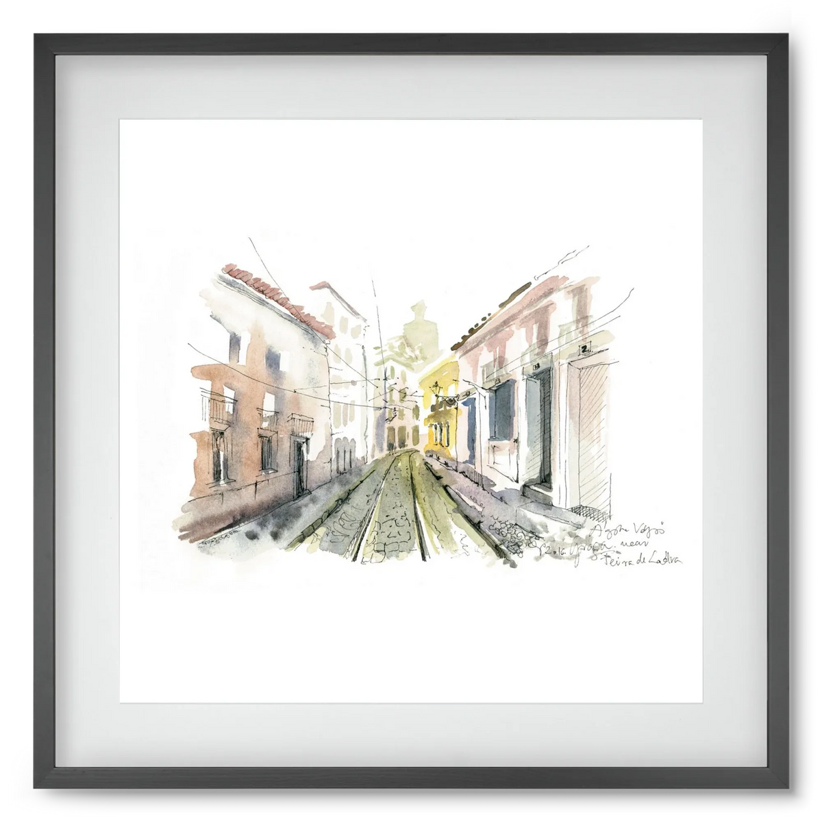 Lisbon Aquarelle No.8 - artbridge