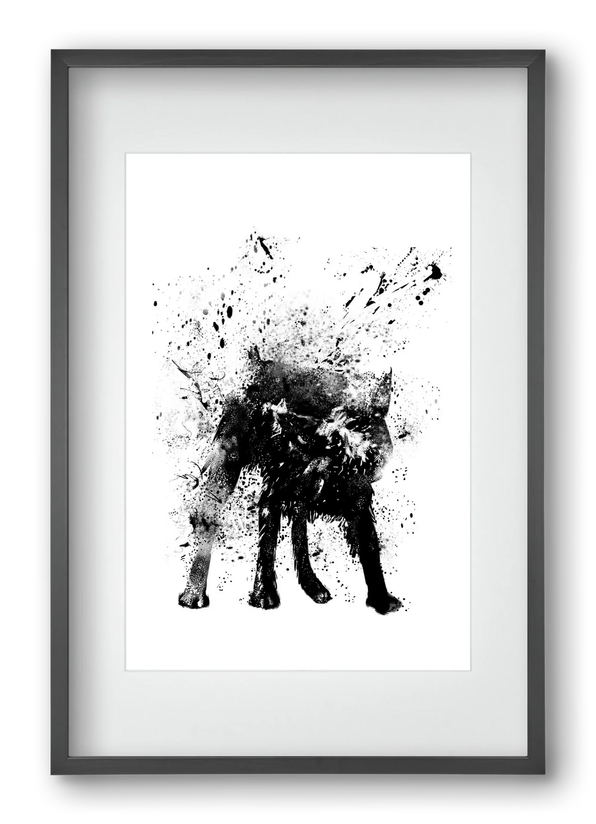 Wet dog - artbridge