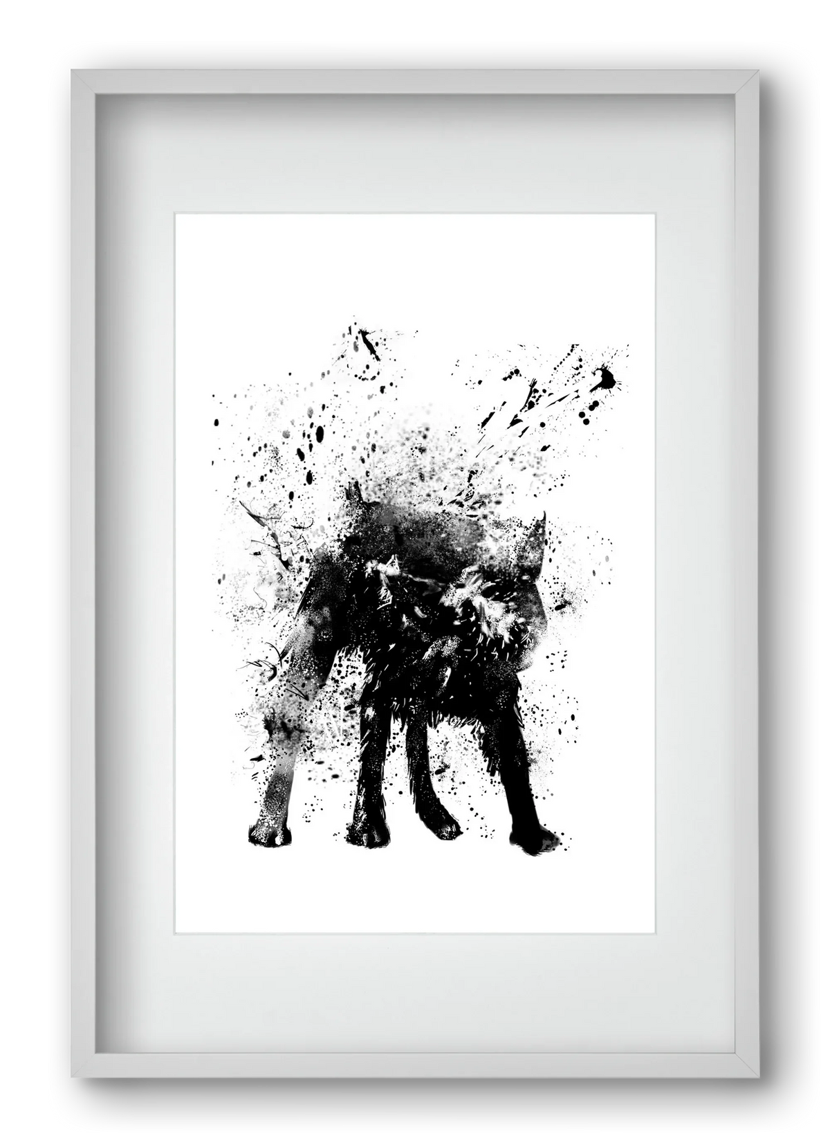 Wet dog - artbridge