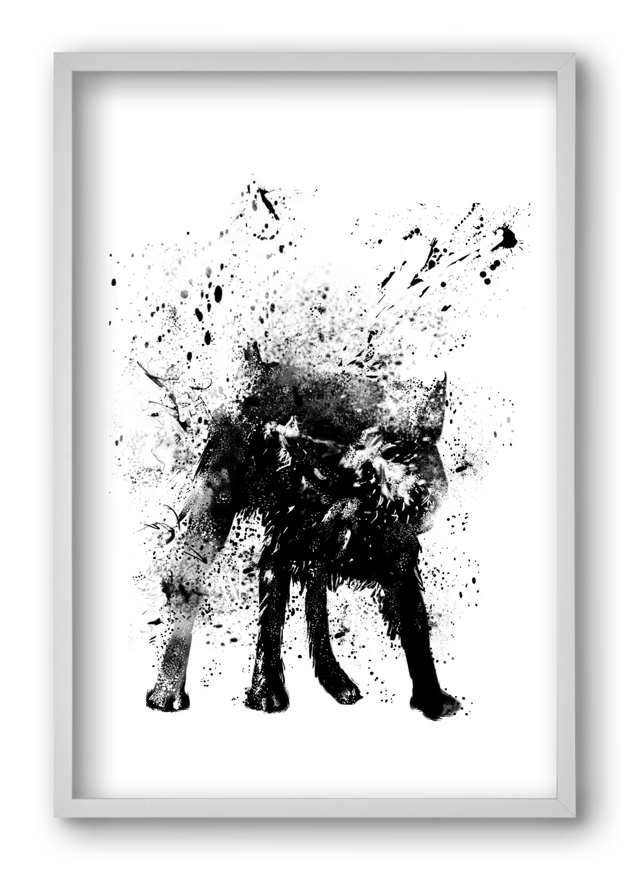 Wet dog - artbridge