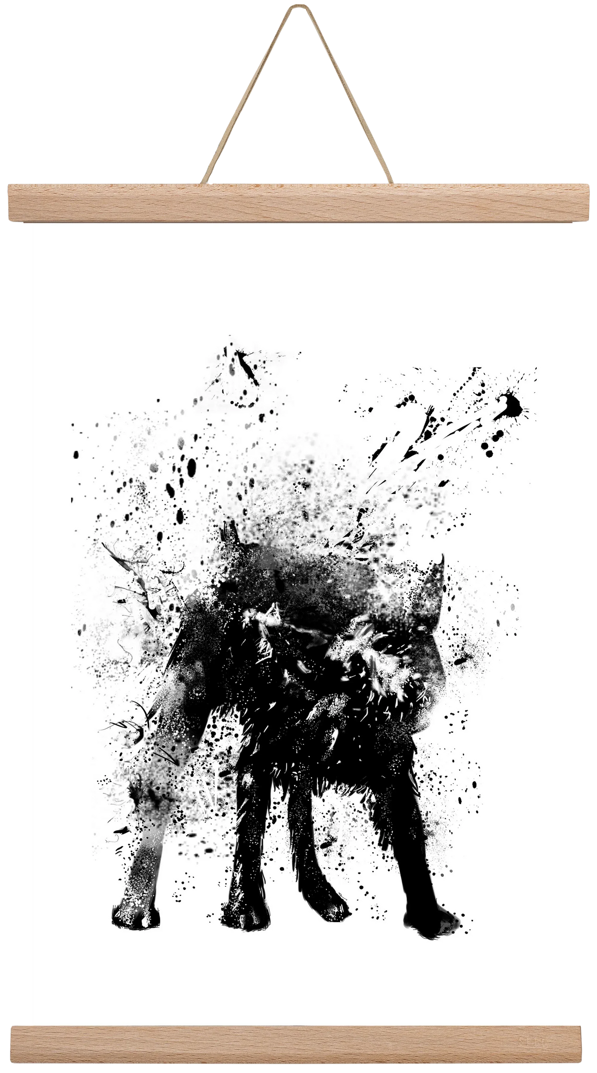 Wet dog - artbridge