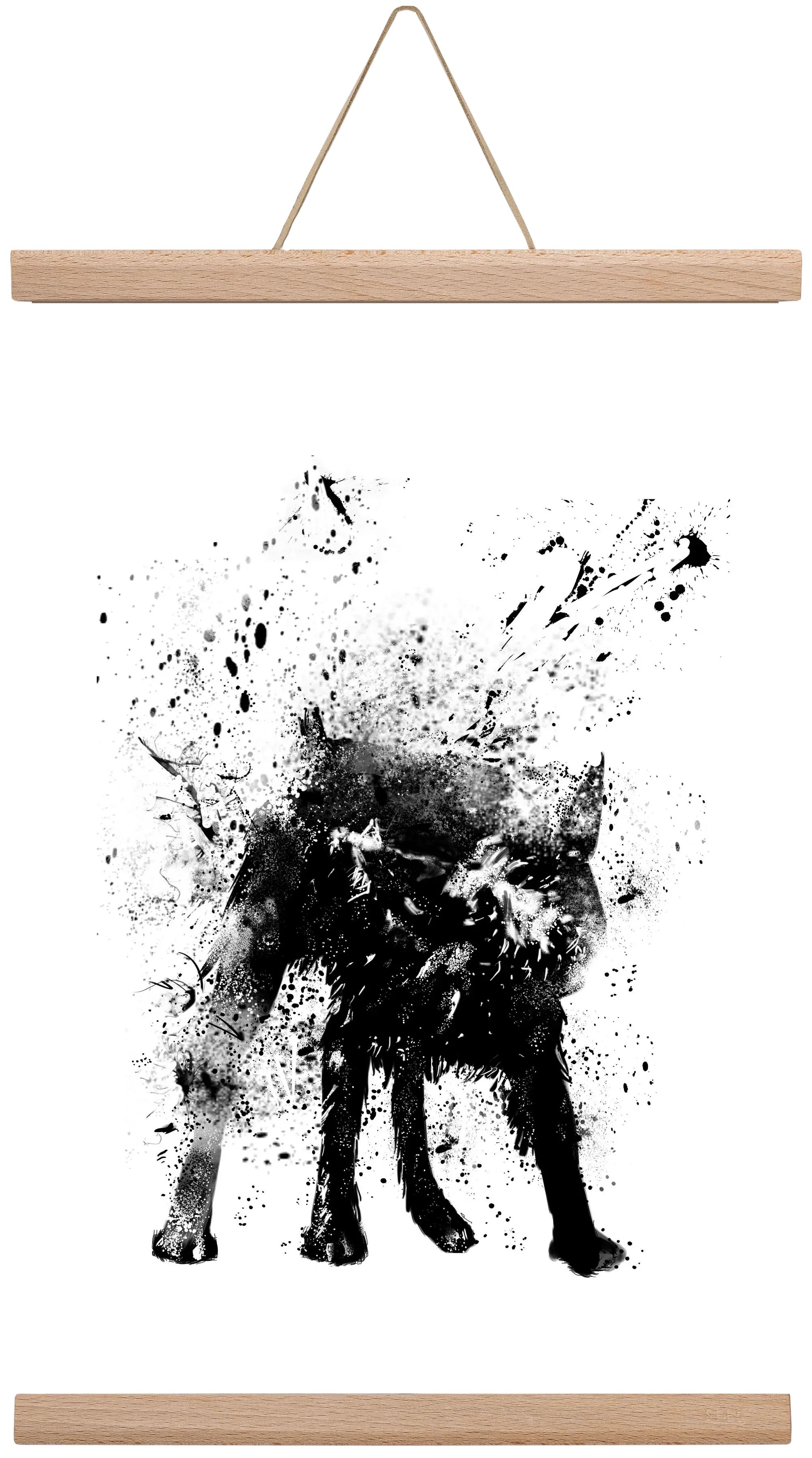 Wet dog - artbridge