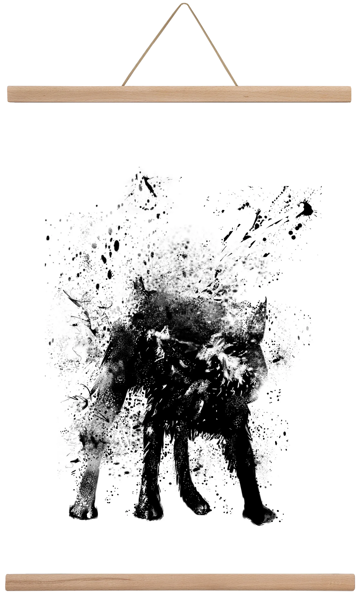 Wet dog - artbridge