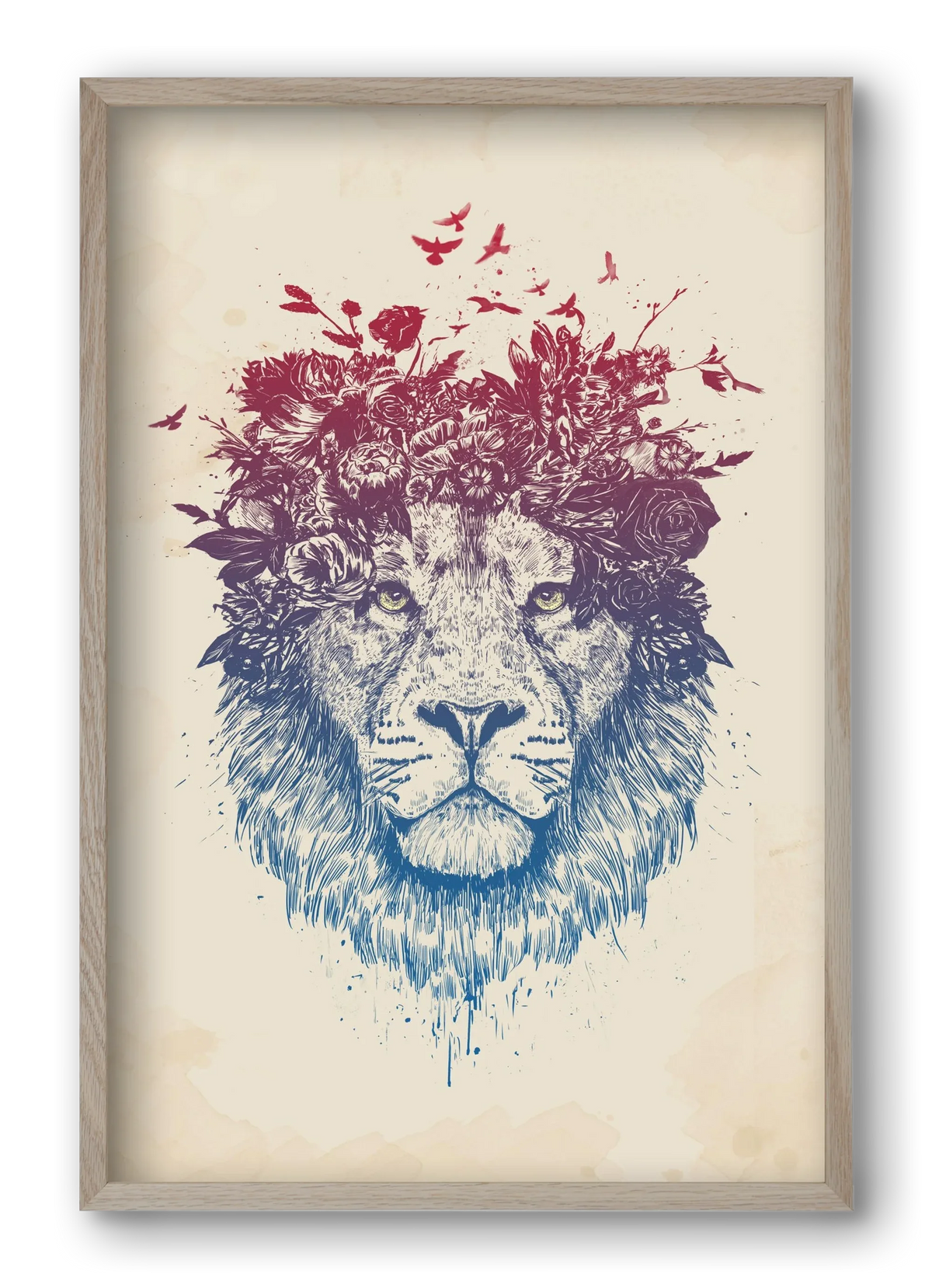 Floral lion III - artbridge