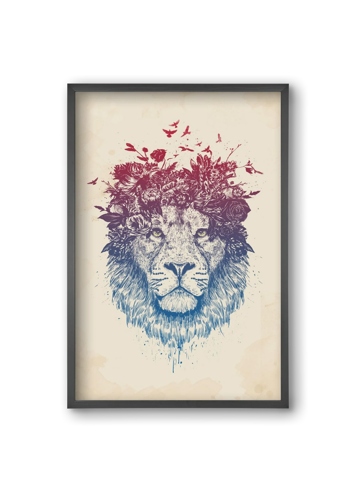 Floral lion III - artbridge