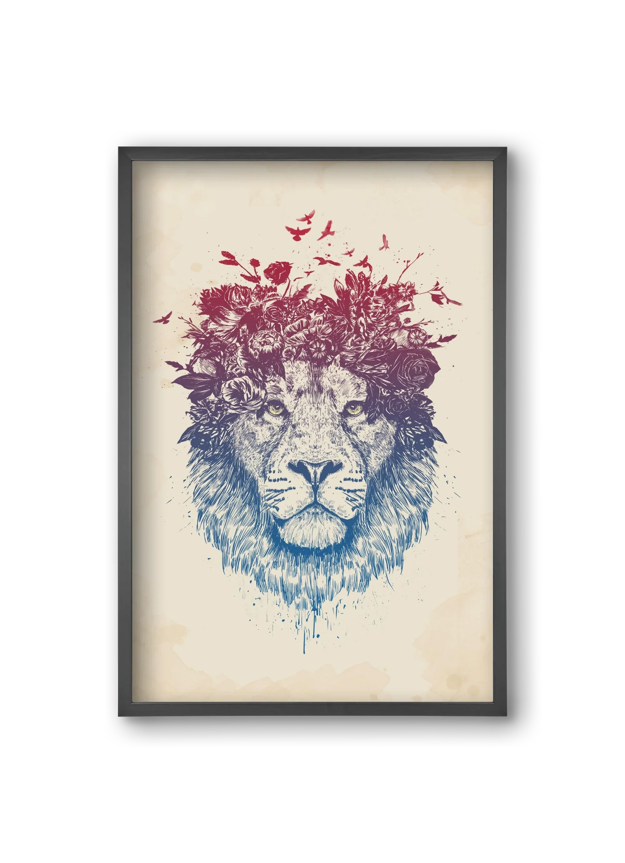 Floral lion III - artbridge