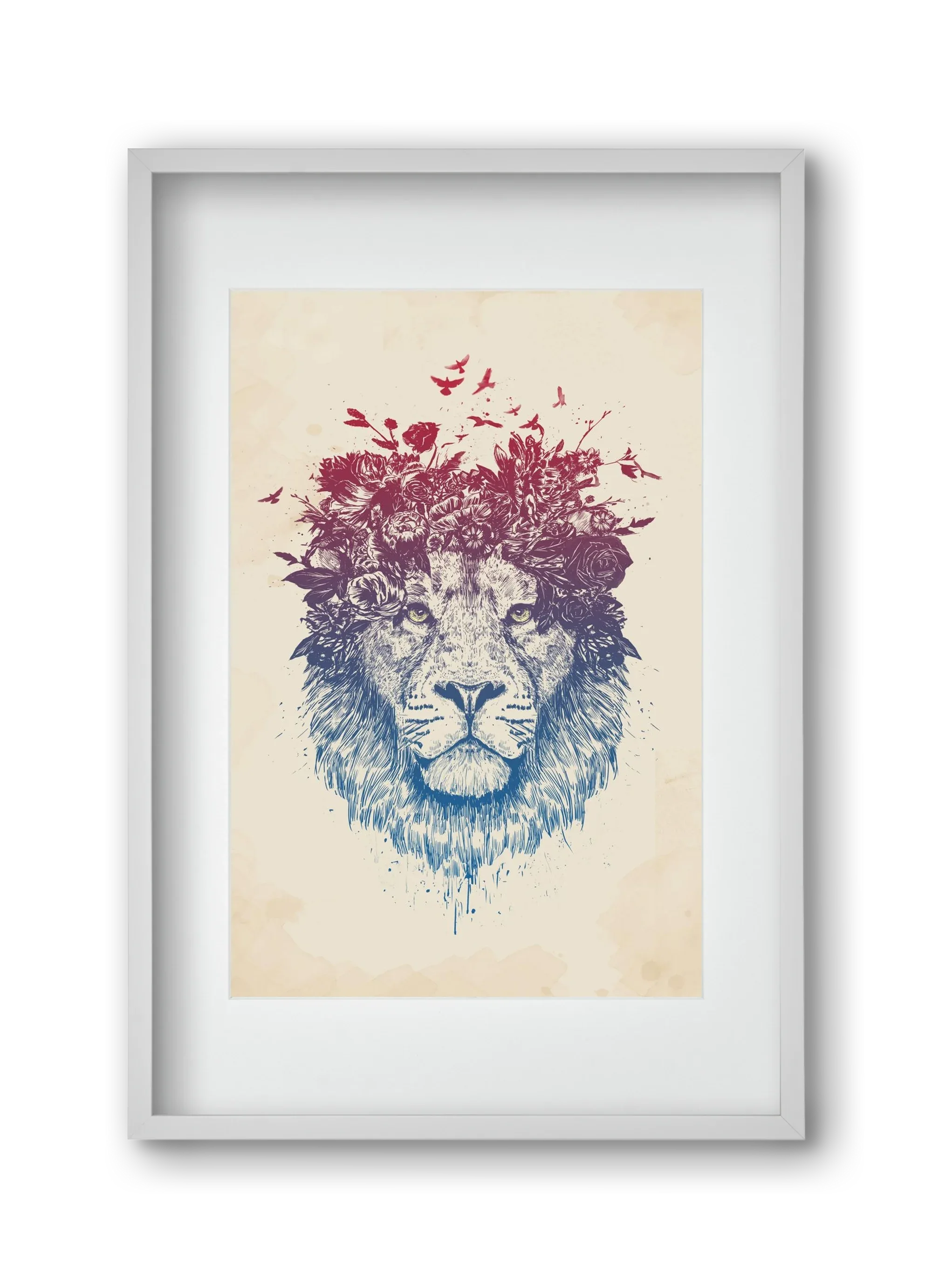 Floral lion III - artbridge
