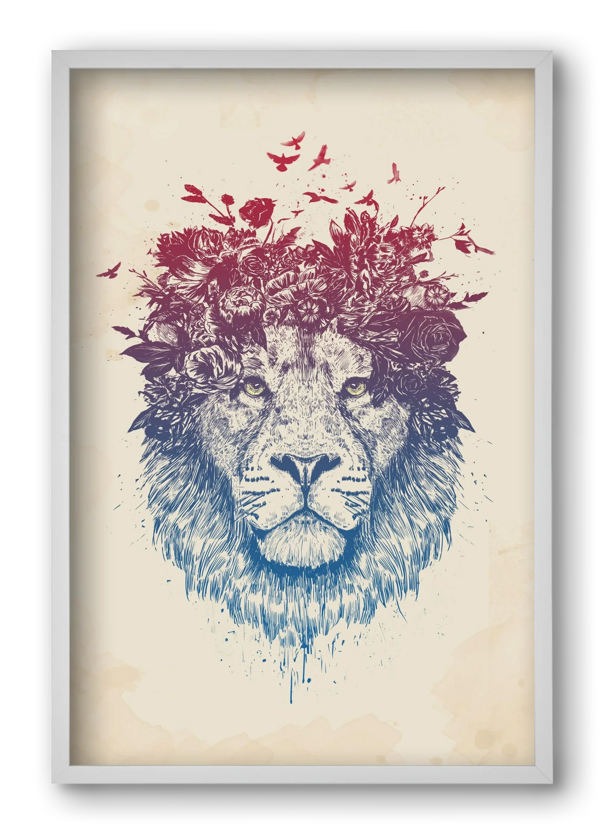 Floral lion III - artbridge