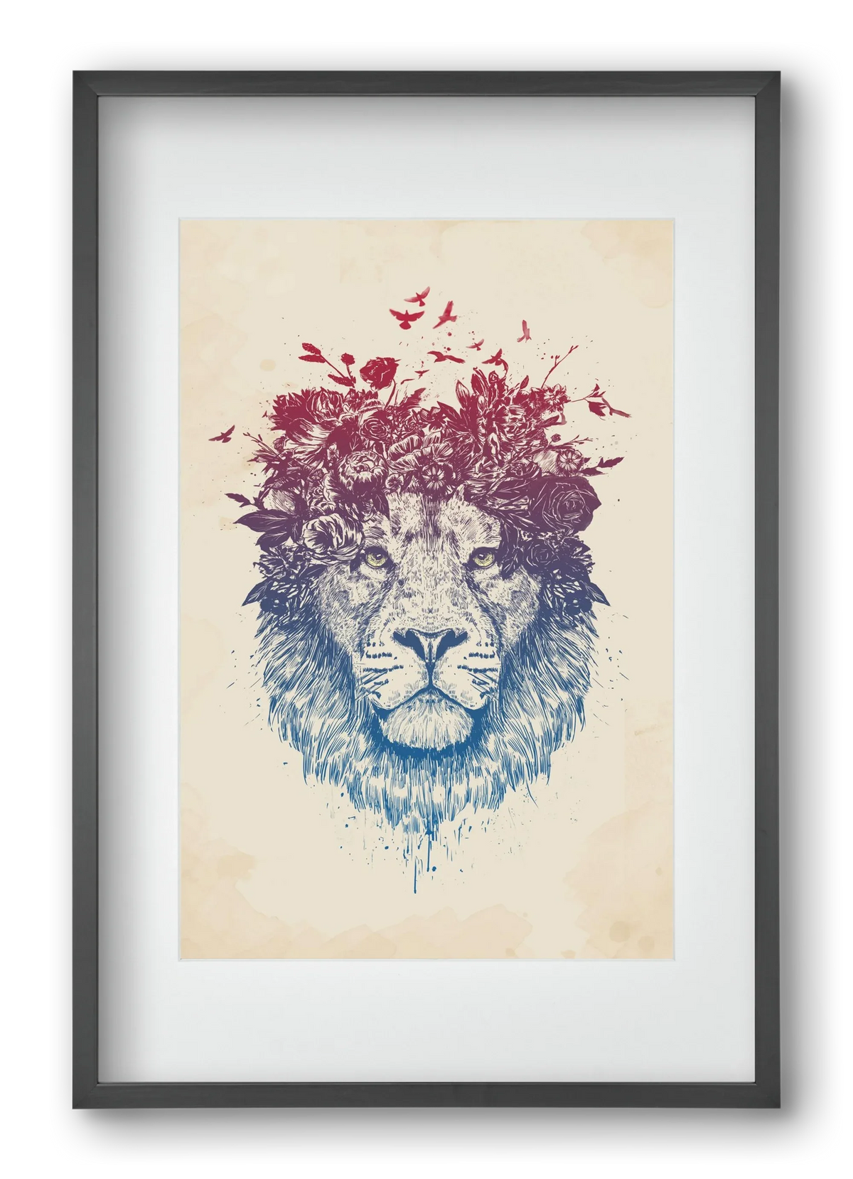 Floral lion III - artbridge
